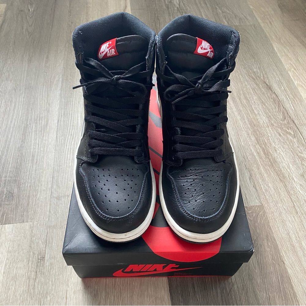 Nike Air Jordan 1 Yin Yang Black Men’s 9.5 Great Condition! - Picture 2 of 8